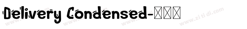 Delivery Condensed字体转换